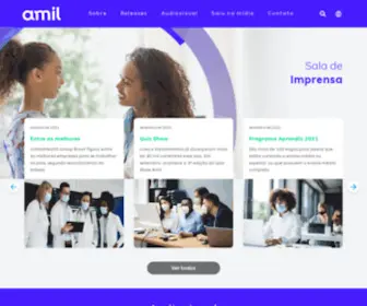 Amilsaladeimprensa.com.br(Sala de Imprensa) Screenshot