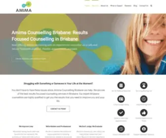 Amima.com.au(Amima Counselling Brisbane) Screenshot