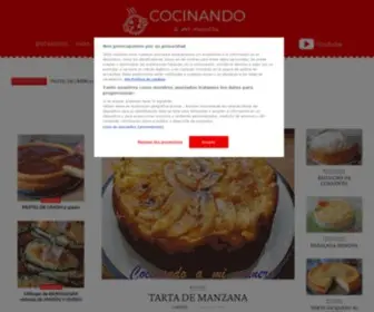 Amimaneracocinando.com(COCINANDO A MI MANERA) Screenshot