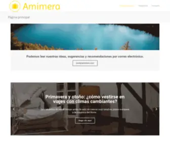 Amimera.com(Viajes y destinos fashion al alcance de todos) Screenshot