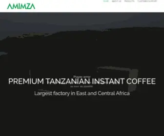 AmimZa.com(Coffee Products of Tanzania) Screenshot