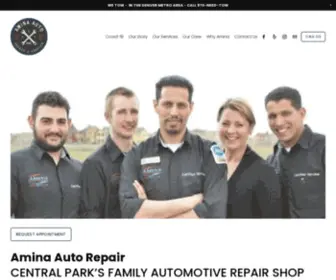 Aminaautorepair.com(Amina Auto Repair Denver) Screenshot