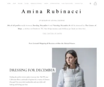 Aminarubinaccinc.com(Amina Rubinacci) Screenshot