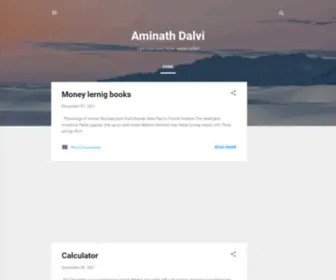 Aminathdalvi.com(Aminath Dalvi) Screenshot