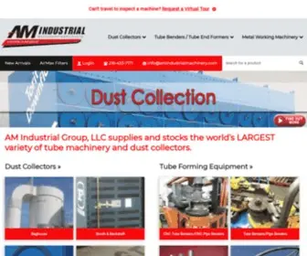 Amindustrialmachinery.com(Used Industrial Dust Collectors) Screenshot