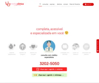 Aminhaclinica.com.br(Minha Clínica) Screenshot