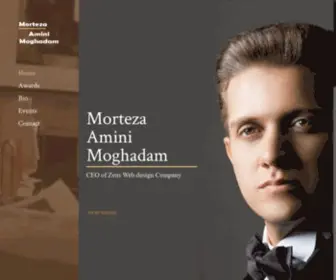Aminimoghadam.com(Morteza Amini Moghadam) Screenshot