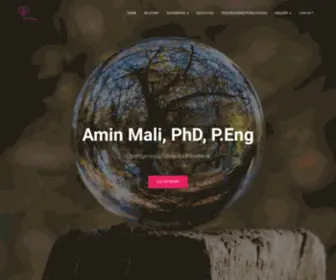 Aminmali.ca(Amin Mali) Screenshot