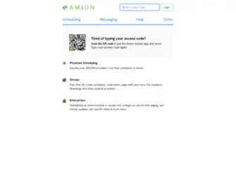 Amion.com(Amion Physician Scheduling and messaging for groups and whole hospitals) Screenshot
