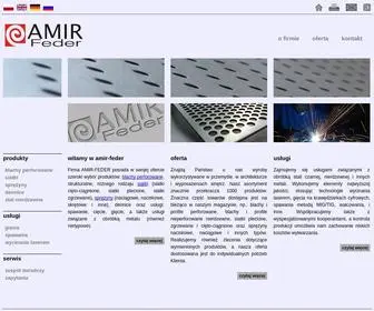 Amir-Feder.com(Producent, usługi i serwis) Screenshot