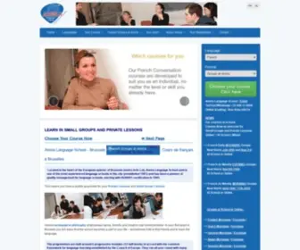 Amira.be(AMIRA LANGUAGE SCHOOL BRUSSELS) Screenshot
