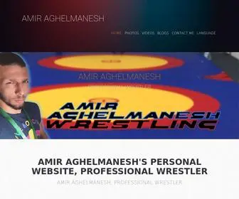 Amiraghelmanesh.com(Amir Aghelmanesh) Screenshot