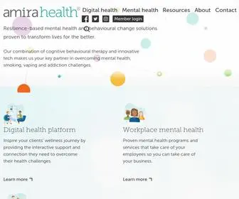 Amirahealth.com(Amira Health delivers digital health solutions) Screenshot