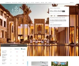 Amirandes.com(Boutique Hotel Crete) Screenshot