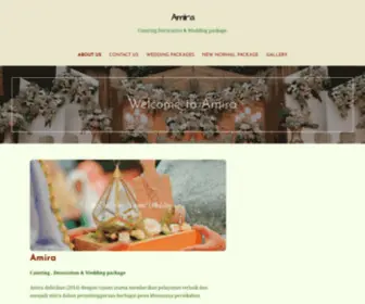 Amirawedding.com(Catering Decoration & Wedding package) Screenshot