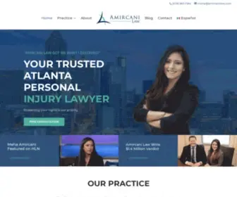 Amircanilaw.com(Your Trusted Atlanta Personal Injury Lawyer) Screenshot