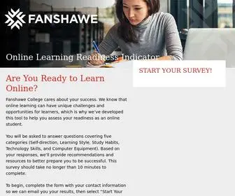 Amiready.ca(Fanshawe Online Learning Readiness Indicator) Screenshot