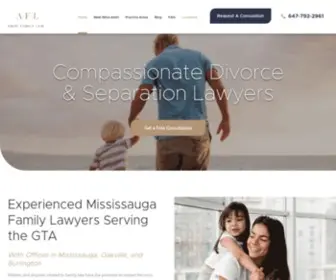 Amirifamilylaw.com(Mississauga Family Lawyers) Screenshot