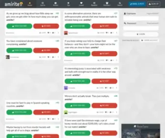 Amirite.net(Featured Posts) Screenshot