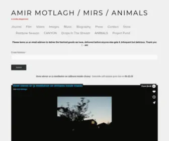 Amirmotlagh.com(AMIR MOTLAGH) Screenshot