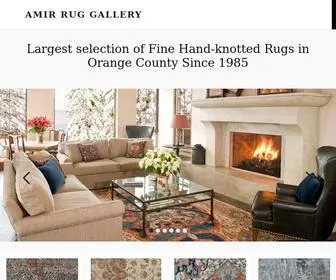 Amirrugs.com(Amir Rug Gallery) Screenshot