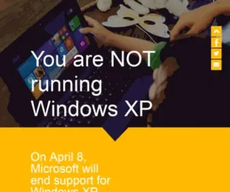 AmirunningXp.com(Windows XP End of Service) Screenshot