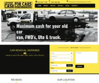 Amirycashforcars.com.au(Car Removal Wyndham Vale) Screenshot