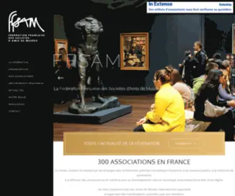 Amis-Musees.fr(Fédération Française des Sociétés d'Amis de Musées) Screenshot