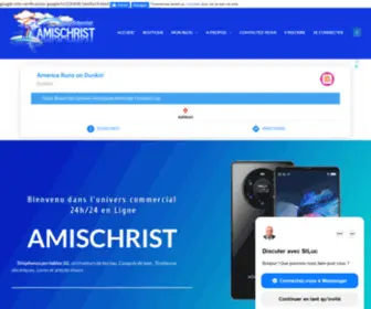 Amischrist.net(Accueil) Screenshot