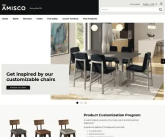 Amisco.com(Durable and personalized furniture) Screenshot