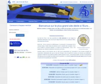 Amisdeleuro.org(Accueil) Screenshot