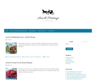 Amish-Heritage.org(Amish Heritage) Screenshot