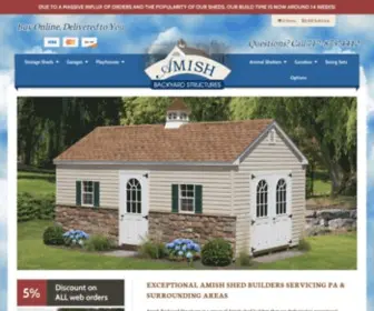 Amishbackyardstructures.com(Local Amish Shed Builders) Screenshot