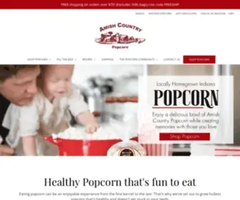 Amishcountrypopcorn.com(Amish Country Popcorn in Berne Indiana) Screenshot