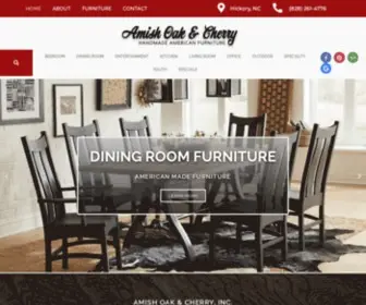 Amishoakandcherry.com(Custom Handcrafted Furniture) Screenshot