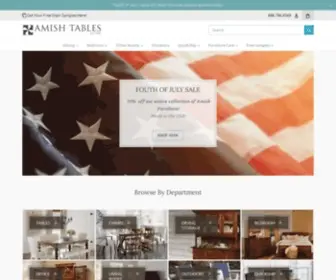 Amishtables.com(Amish Tables) Screenshot