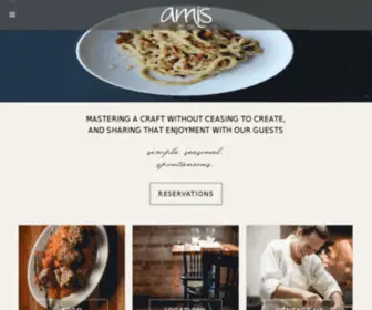 Amisphilly.com(Amis Trattoria) Screenshot