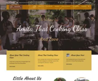 Amitathaicooking.com(Amita Thai Cooking Class) Screenshot