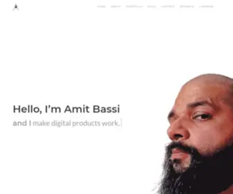 Amitbassi.com(Experience & Interaction Designer) Screenshot