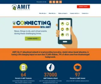 Amitchildren.org(Building Israel) Screenshot