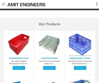 Amitengineers.co.in(Shipping Corrugated Polypropylene Boxes Manufacturer exporter Supplier in Panchkula) Screenshot