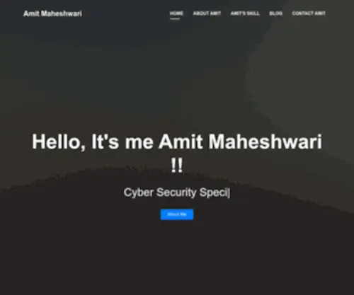 Amitmaheshwari.in(Amit Maheshwari) Screenshot