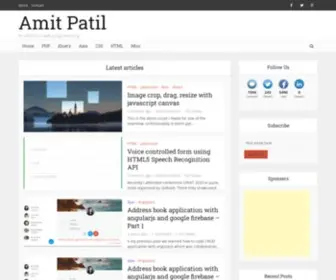 Amitpatil.me(Amit Patil) Screenshot