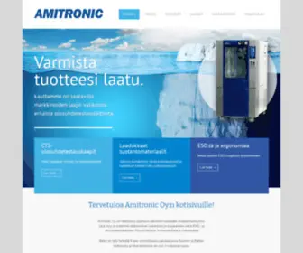 Amitronic.fi(Teknisten tuotteiden maahantuontiyritys) Screenshot