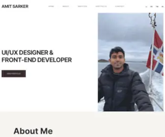 Amitsarker.com(Creative agency template) Screenshot