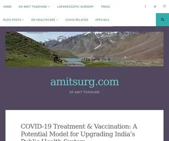 Amitsurg.com(Dr Amit Thadhani) Screenshot