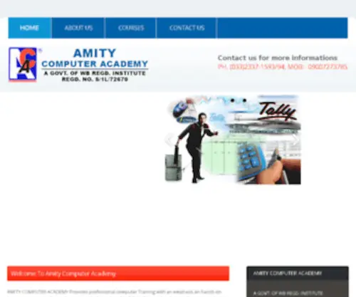 Amity-CA.com(Computer) Screenshot