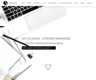 Amitycreative.com(Social Media Marketing and Branding Agency) Screenshot