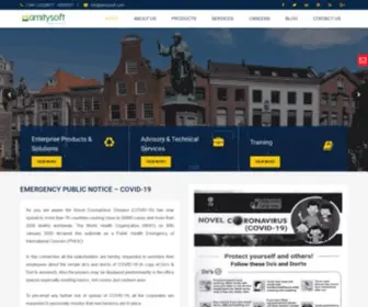 Amitysoft.com(ERP HR Services) Screenshot
