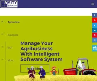 Amitysoftware.com(Custom Software Development Company Noida) Screenshot